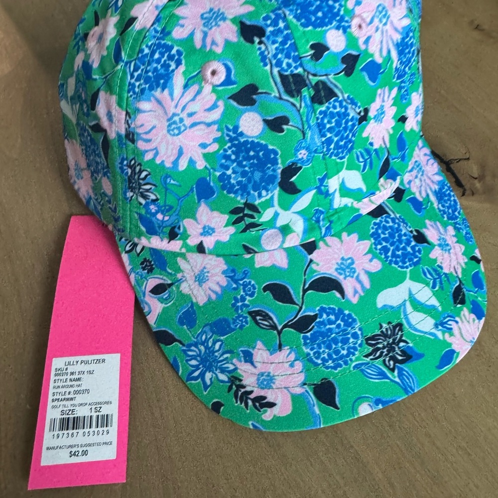 Lilly Pulitzer Spearmint Floral Hat